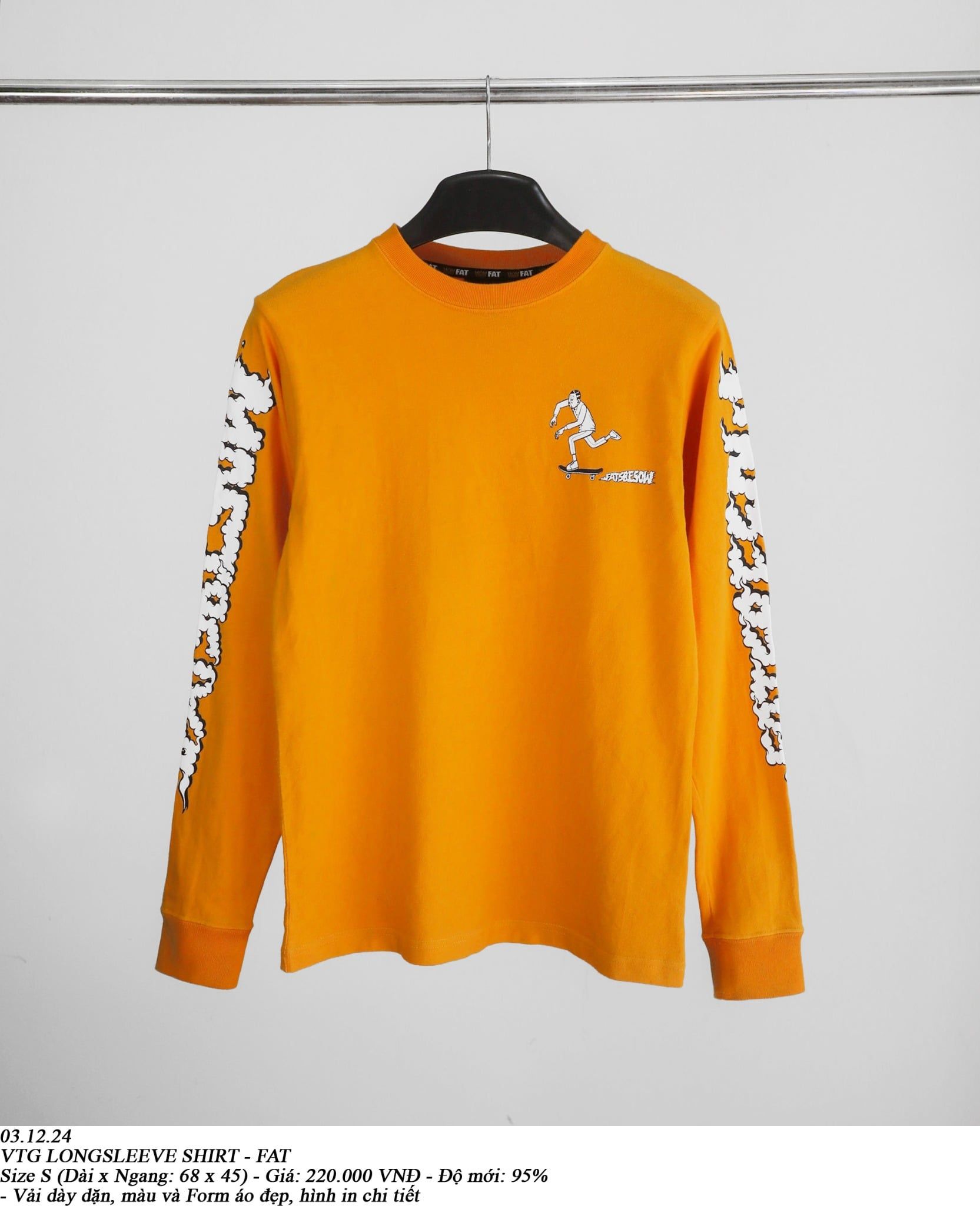  03.12.24 - VTG LONGSLEEVE SHIRT - FAT 