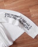  05.28.24 - VTG OVERSIZED LONGSLEEVE SHIRT - I AM NOT HUMAN BEING 