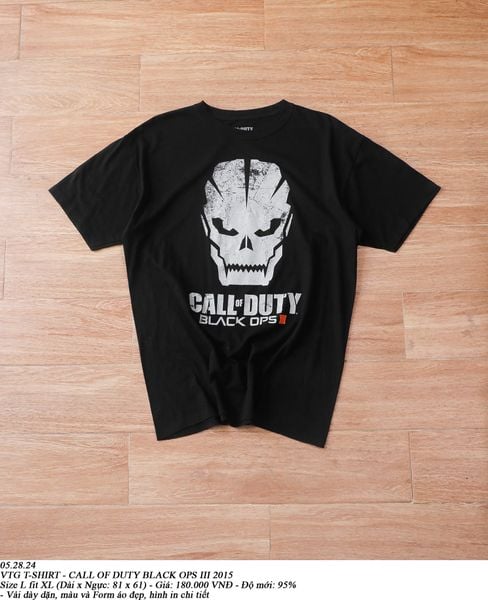 05.28.24 - VTG T-SHIRT - CALL OF DUTY BLACK OPS III 2015 