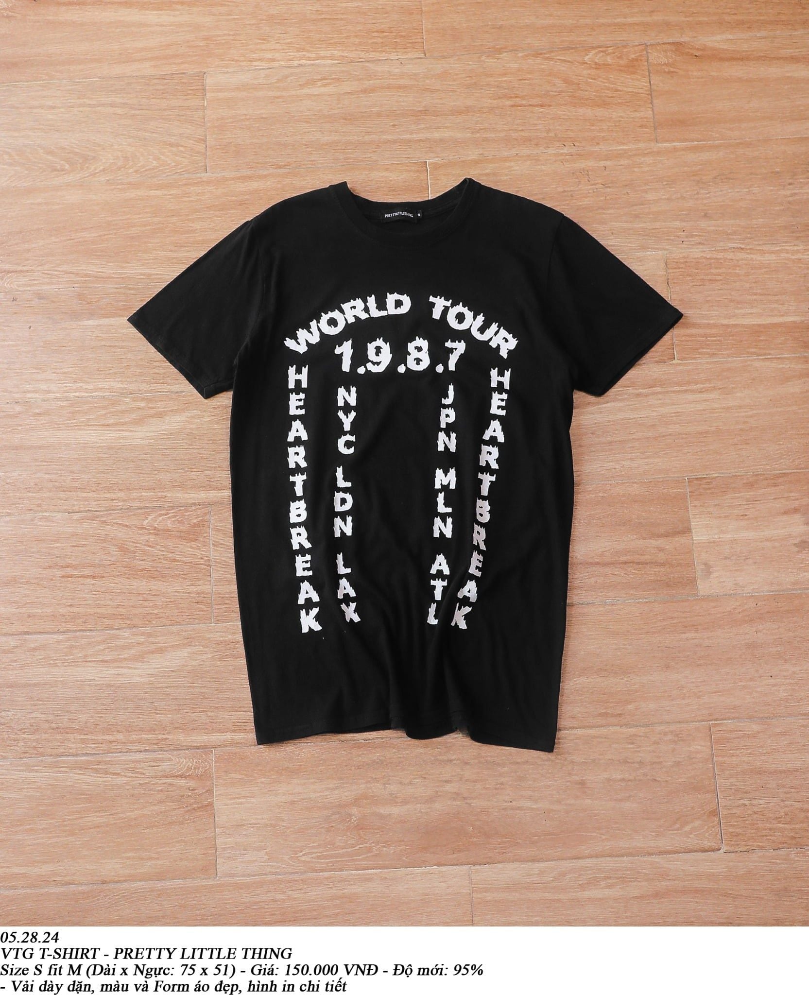  05.28.24 - VTG T-SHIRT - PRETTY LITTLE THING 