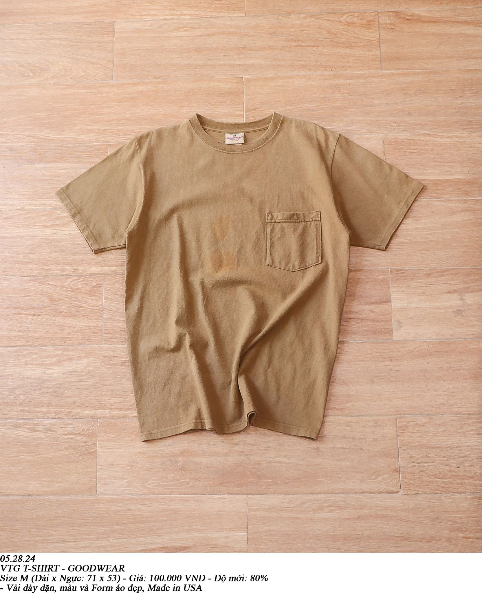  05.28.24 - VTG T-SHIRT - GOODWEAR 