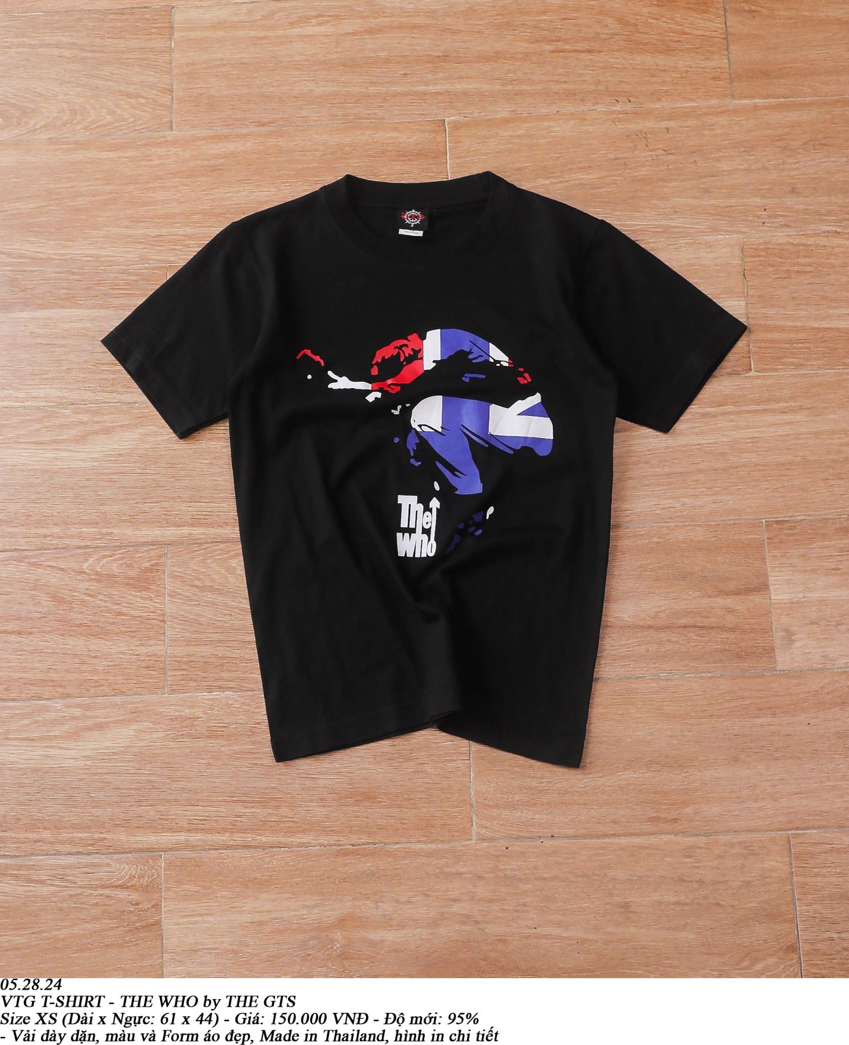  05.28.24 - VTG T-SHIRT - THE WHO by THE GTS 