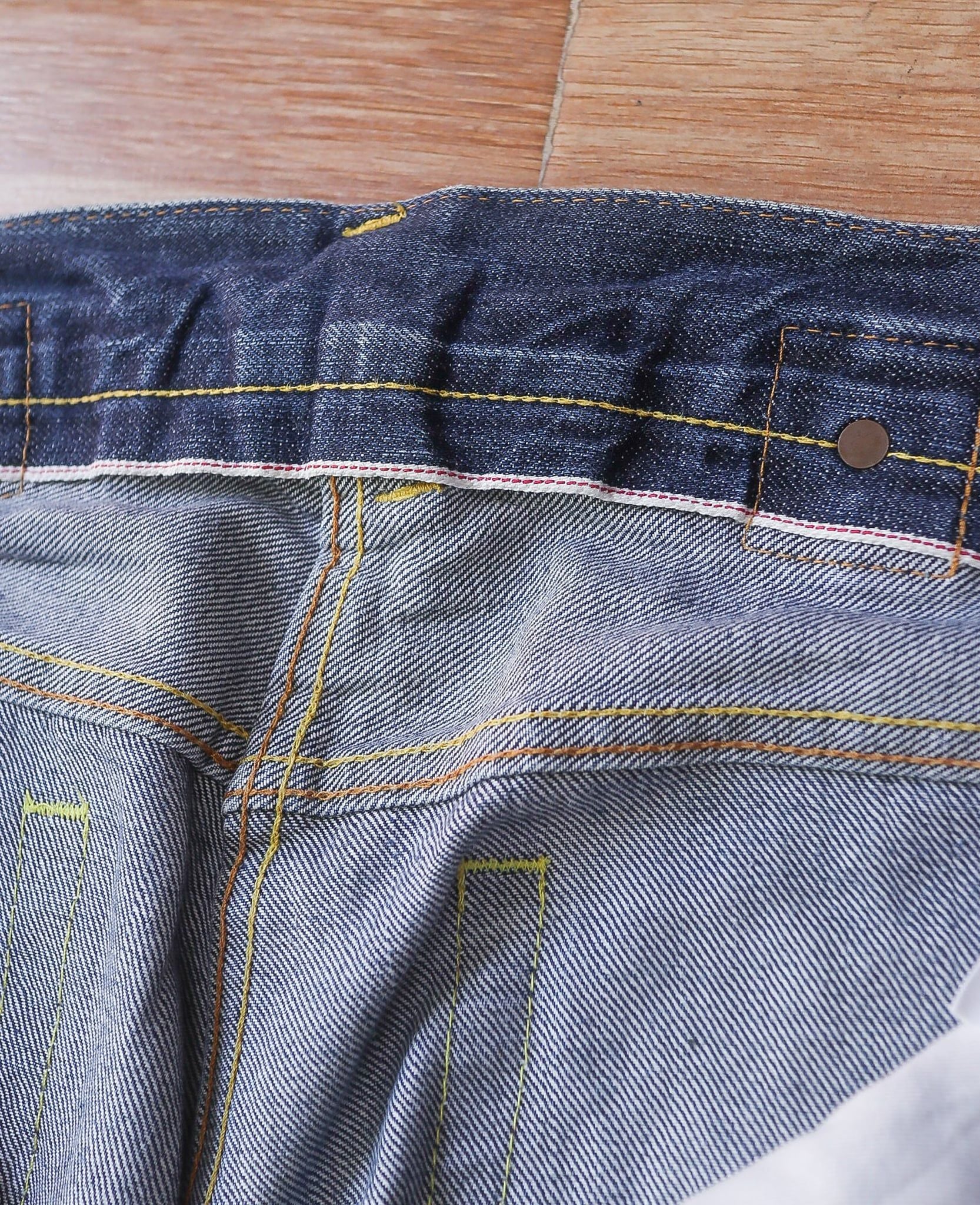  05.29.24 - VTG BAGGY SELVEDGE DENIM PANTS - RMC RED MONKEY COMPANY JAPAN 