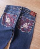  05.29.24 - VTG BAGGY SELVEDGE DENIM PANTS - RMC RED MONKEY COMPANY JAPAN 