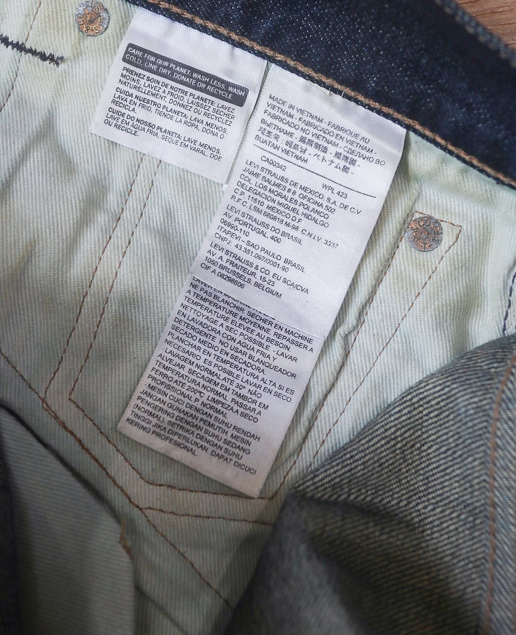  05.29.24 - VTG RELAXED FIT DENIM PANTS - LEVI'S 501 