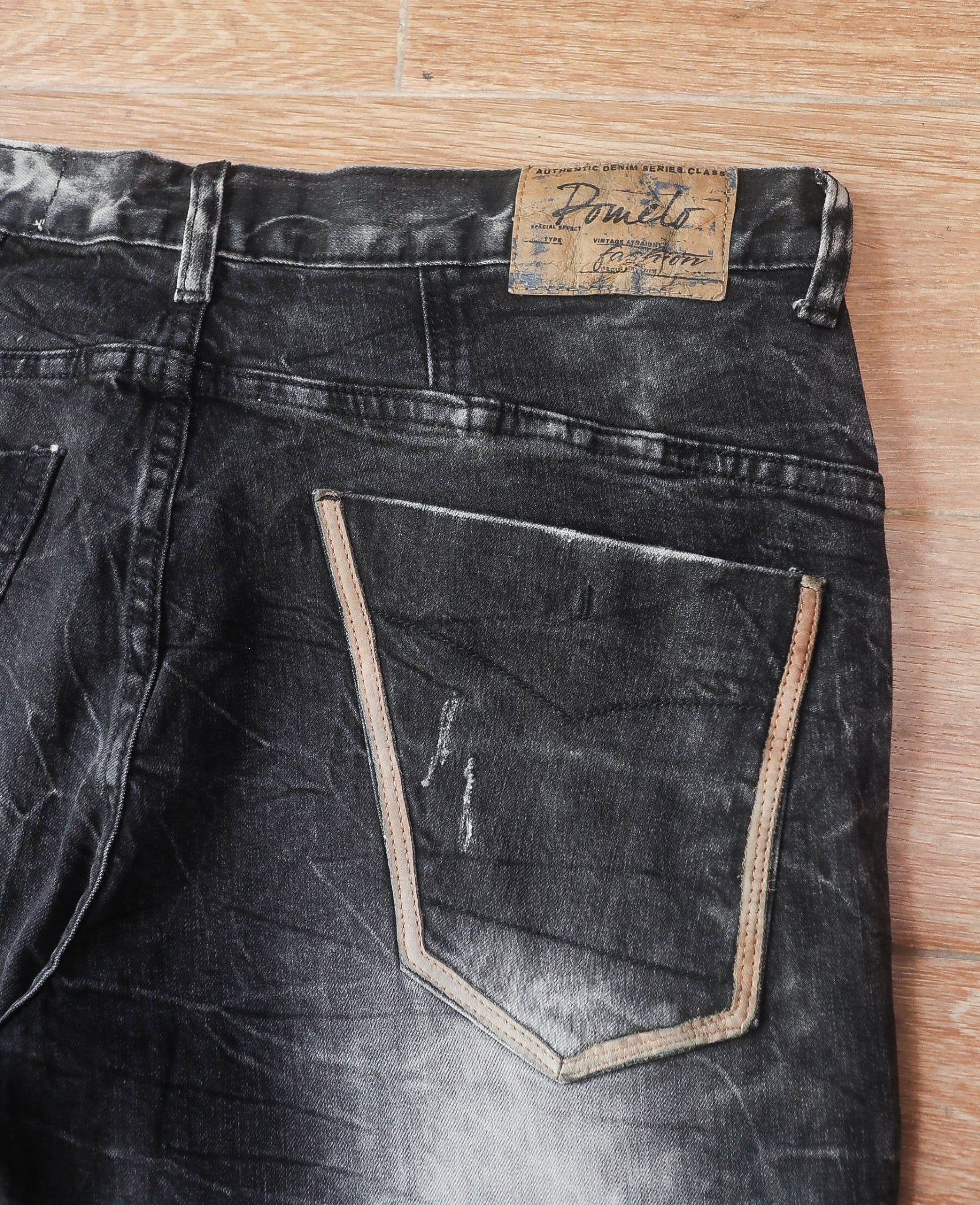  05.29.24 - VTG PUNK SLIM DENIM PANTS - THE POM ELO JEANS 