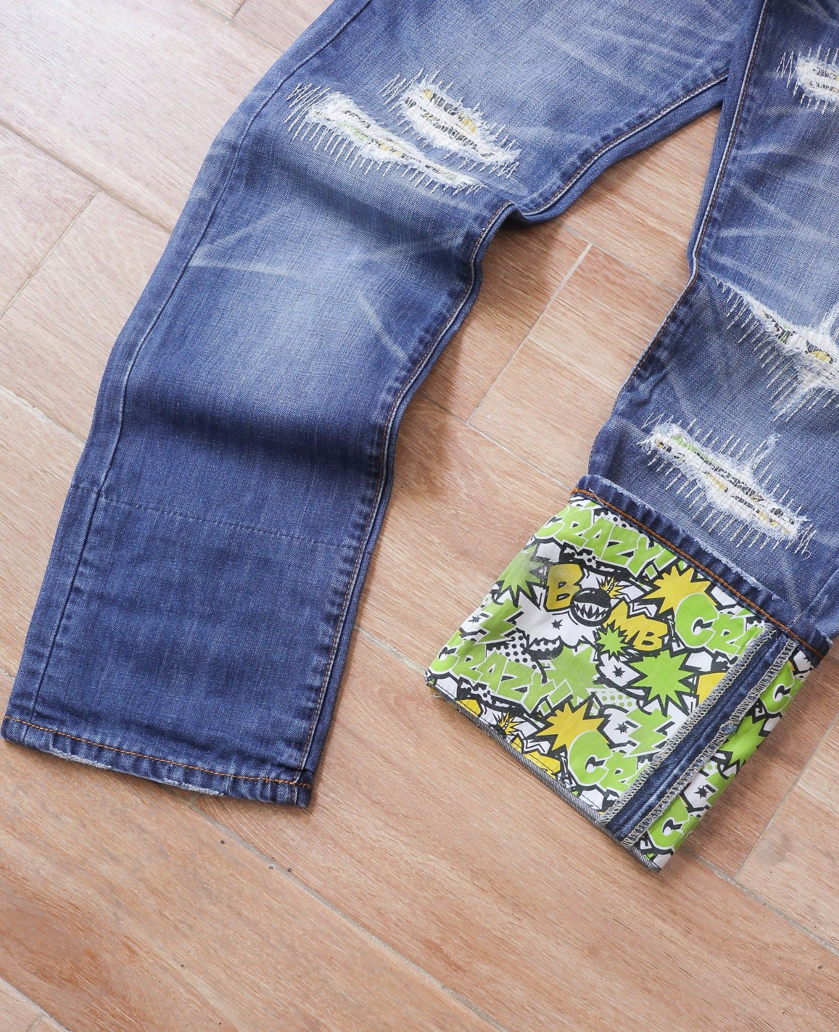  05.29.24 - VTG RELAXED FIT DENIM PANTS - CRAZY BOMB 