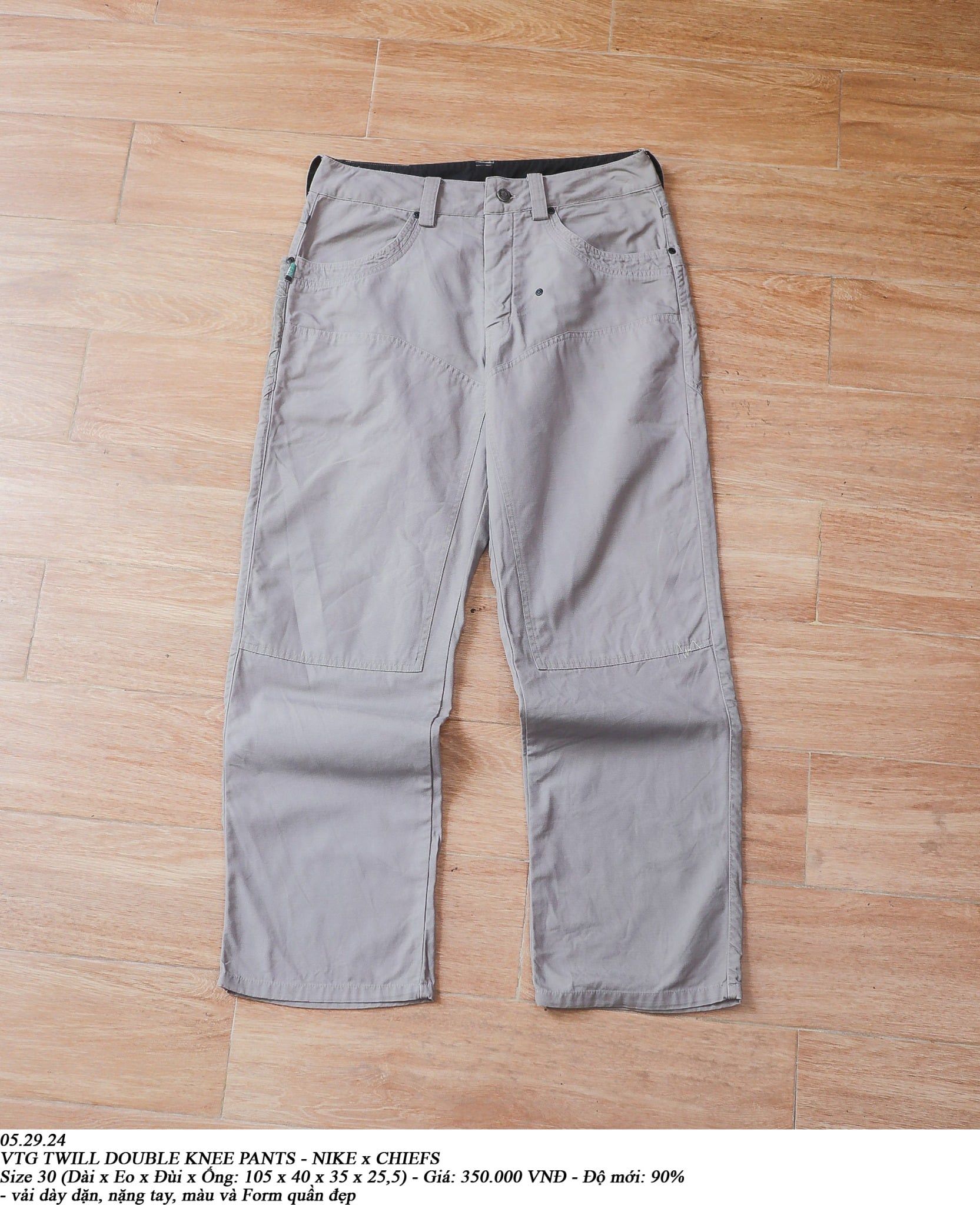  05.29.24 - VTG TWILL DOUBLE KNEE PANTS - NIKE X CHIEFS 