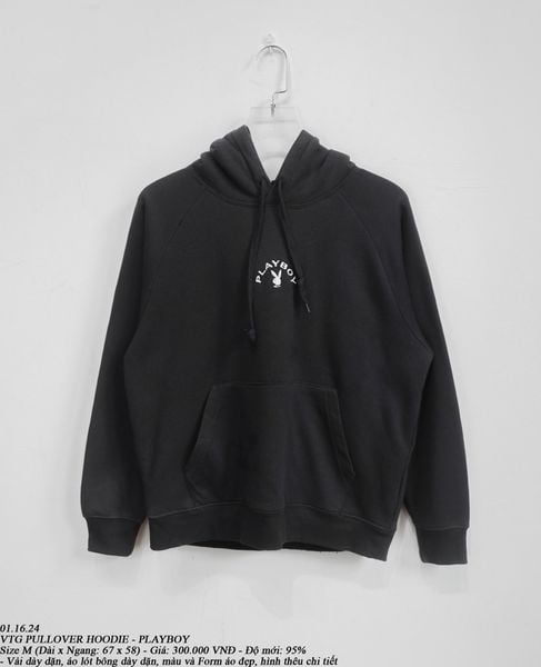  01.16.24 - VTG PULLOVER HOODIE - PLAYBOY 