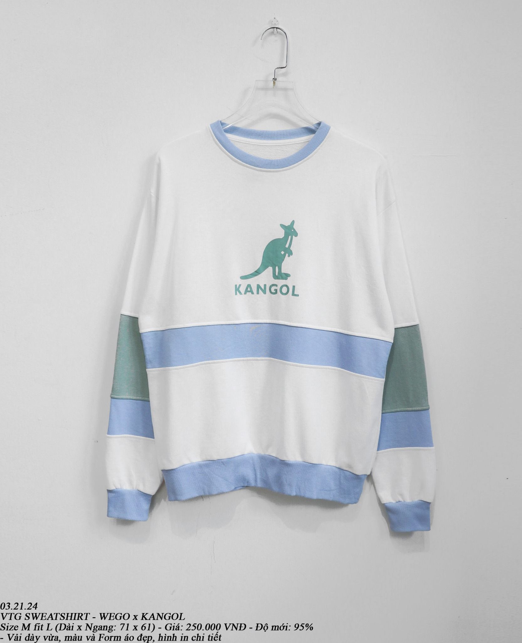  03.21.24 - VTG SWEATSHIRT - WEGO X KANGOL 