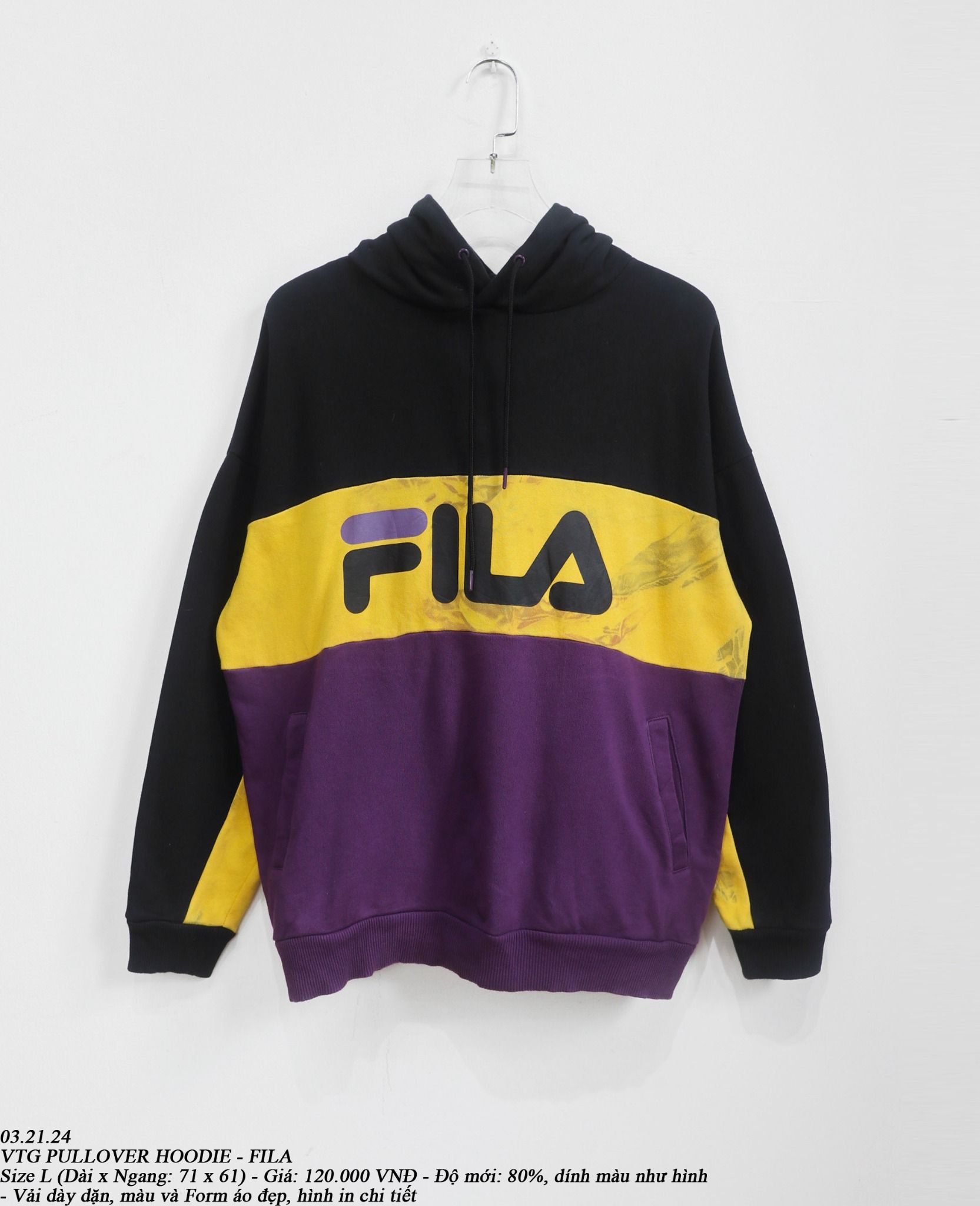  03.21.24 - VTG PULLOVER HOODIE - FILA 