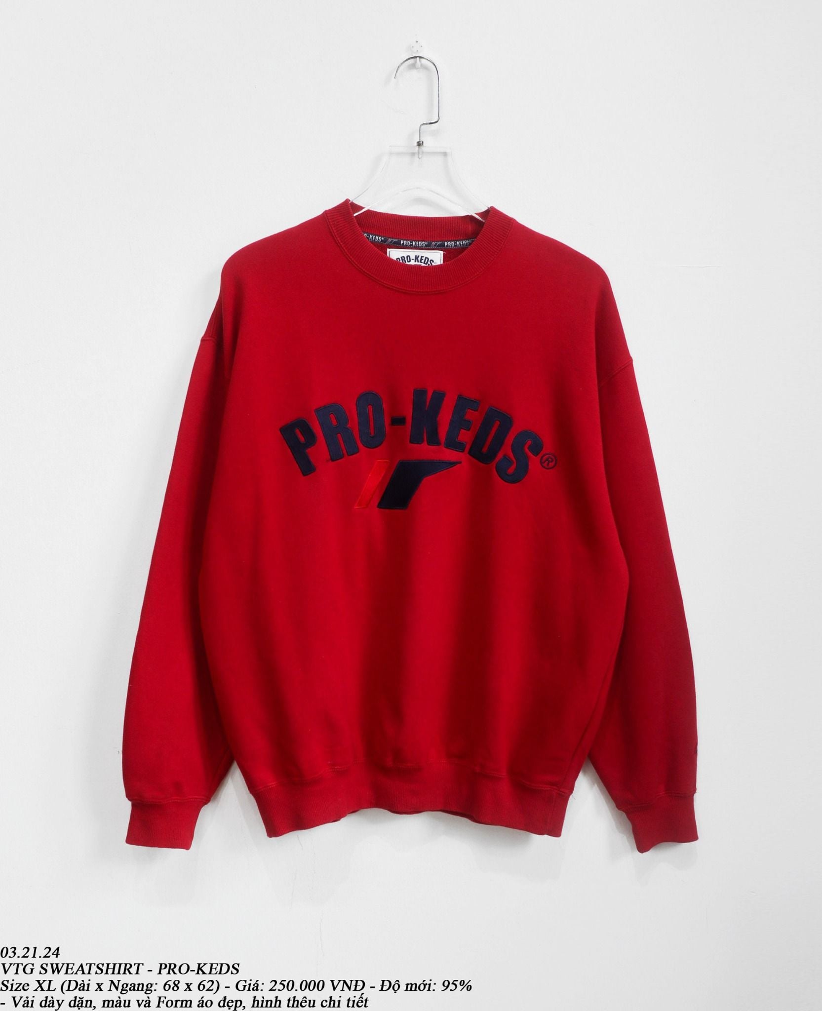  03.21.24 - VTG SWEATSHIRT - PRO-KEDS 