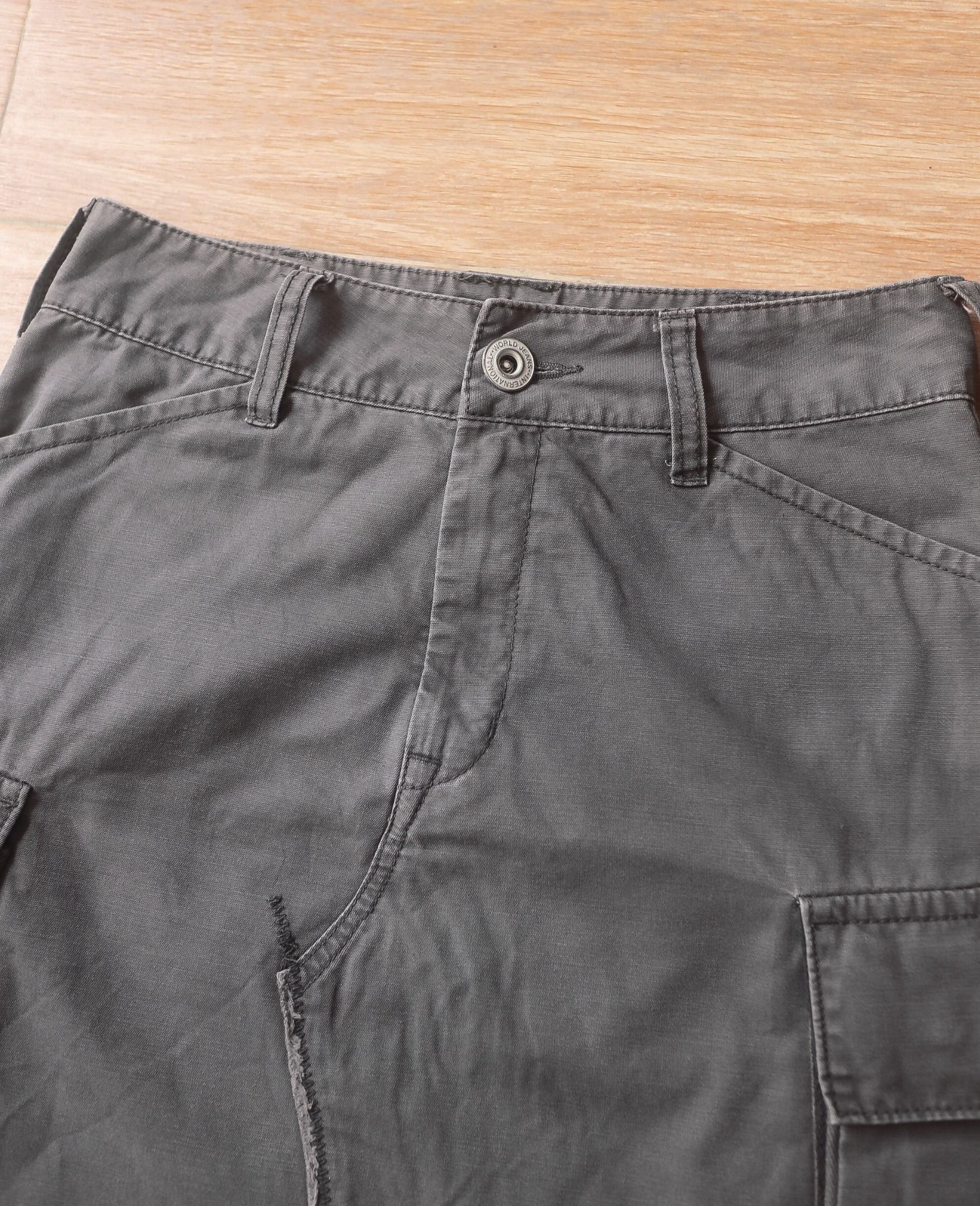  06.11.24 - VTG DENIM SKIRT SHORT - BACK NUMBER 