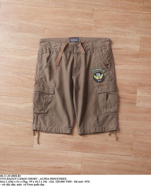  06.11.24 - VTG BAGGY CARGO SHORT - ALPHA INDUSTRIES 