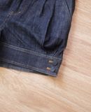  06.12.24 - VTG DENIM OVERALLS SHORT - BROWNIE BEE 