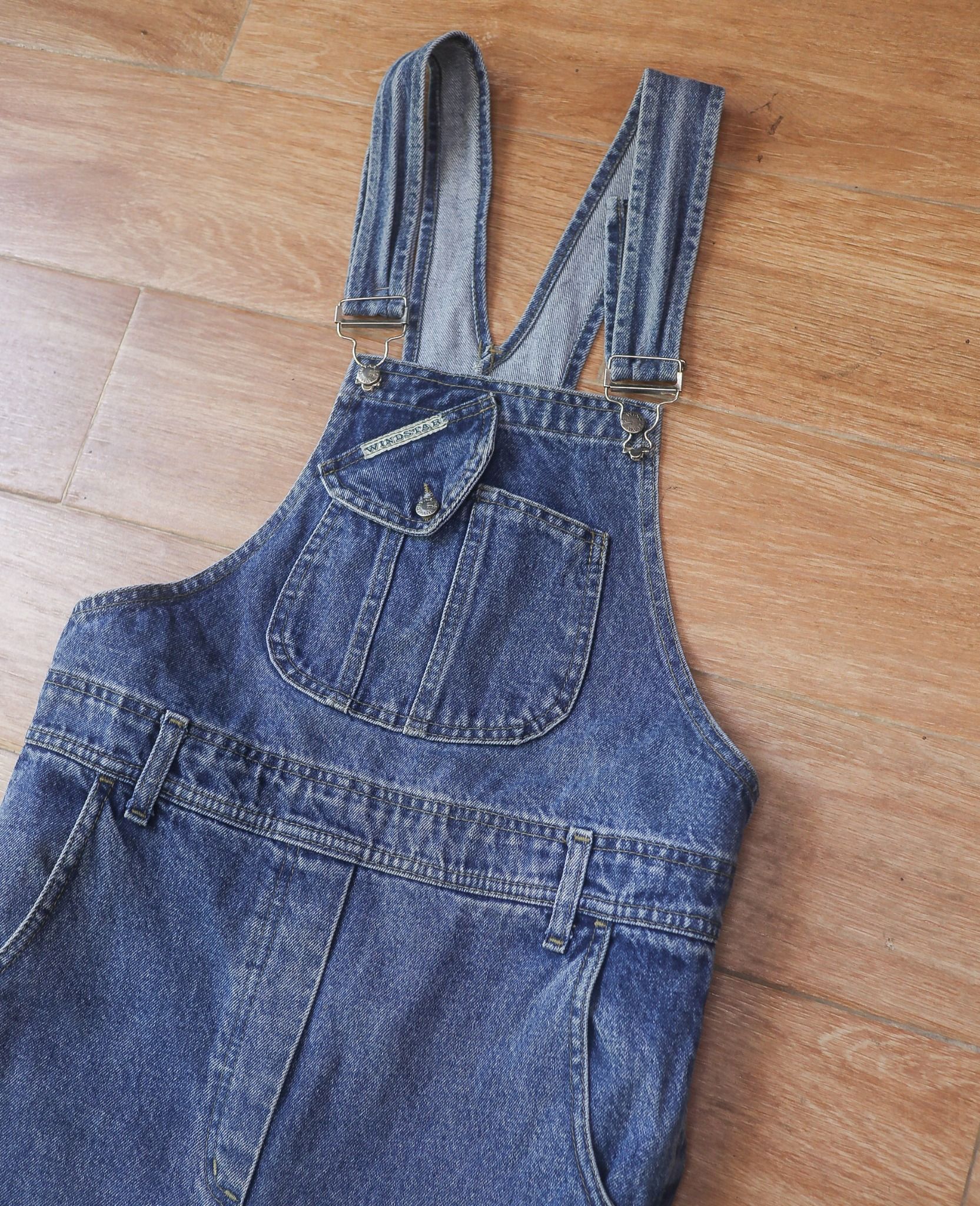  06.12.24 - VTG DENIM OVERALLS PANTS - WINSTAR 
