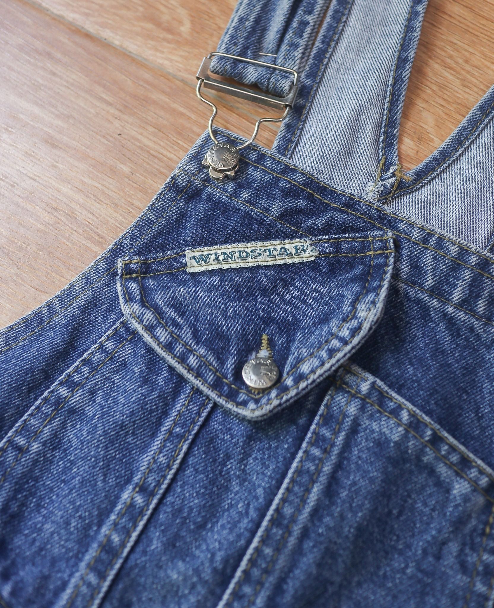  06.12.24 - VTG DENIM OVERALLS PANTS - WINSTAR 