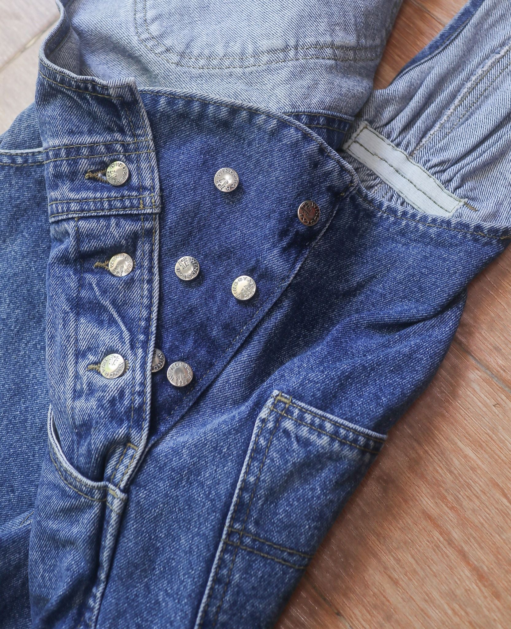  06.12.24 - VTG DENIM OVERALLS PANTS - WINSTAR 