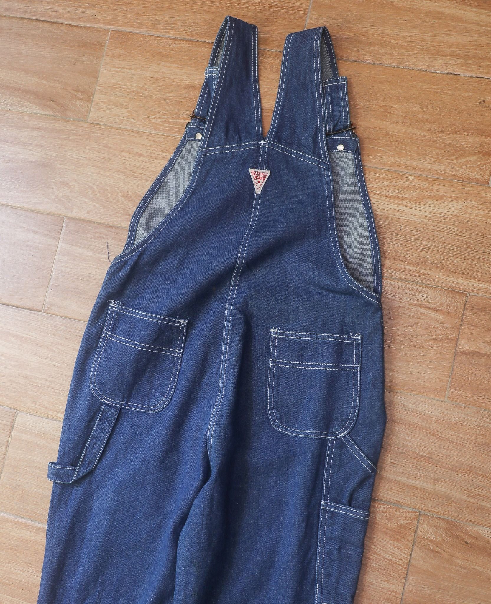  06.12.24 - VTG DENIM OVERALLS PANTS - CASUAL JEANS 
