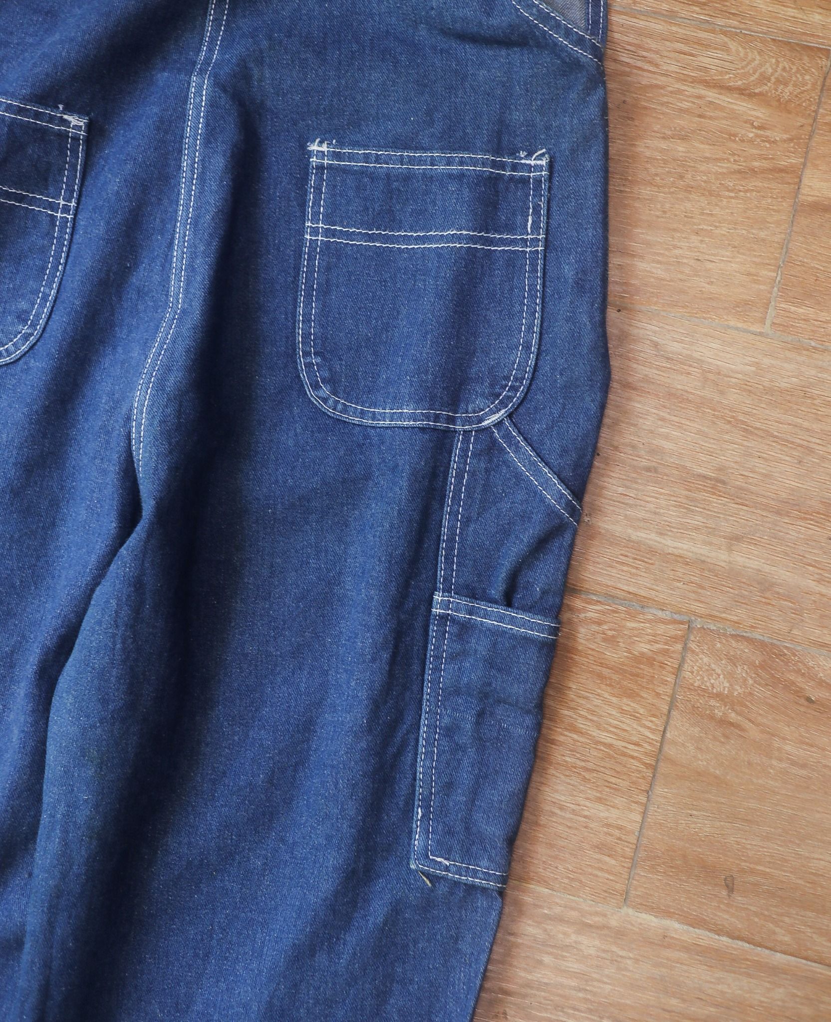  06.12.24 - VTG DENIM OVERALLS PANTS - CASUAL JEANS 