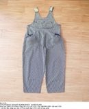  06.12.24 - VTG DENIM OVERALLS PANTS - SAND-GLASS 