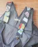  06.12.24 - VTG DENIM OVERALLS PANTS - SAND-GLASS 