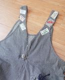  06.12.24 - VTG DENIM OVERALLS PANTS - SAND-GLASS 
