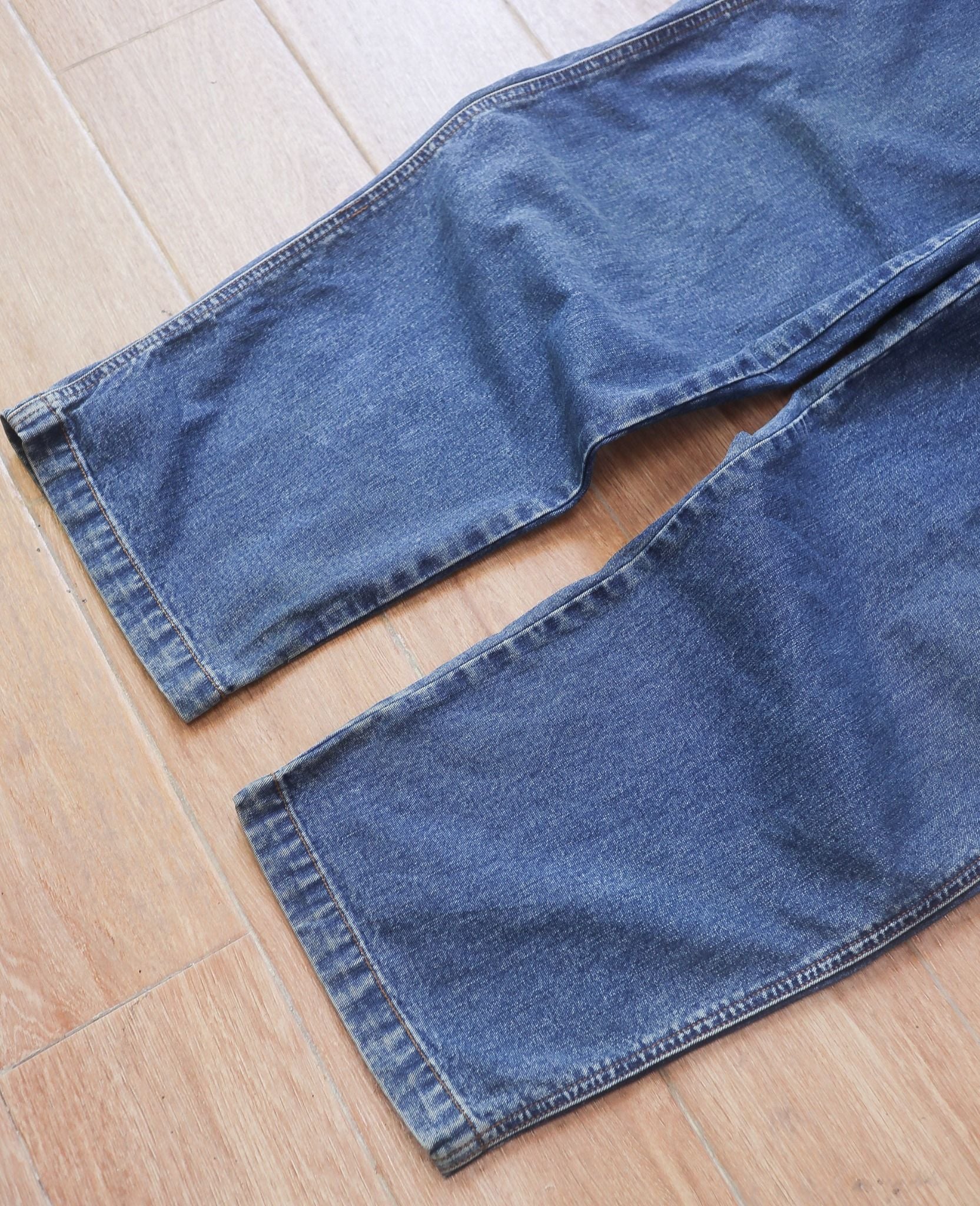  06.12.24 - VTG DENIM OVERALL CARPENTER PANTS - CALVIN KLEIN JEANS 