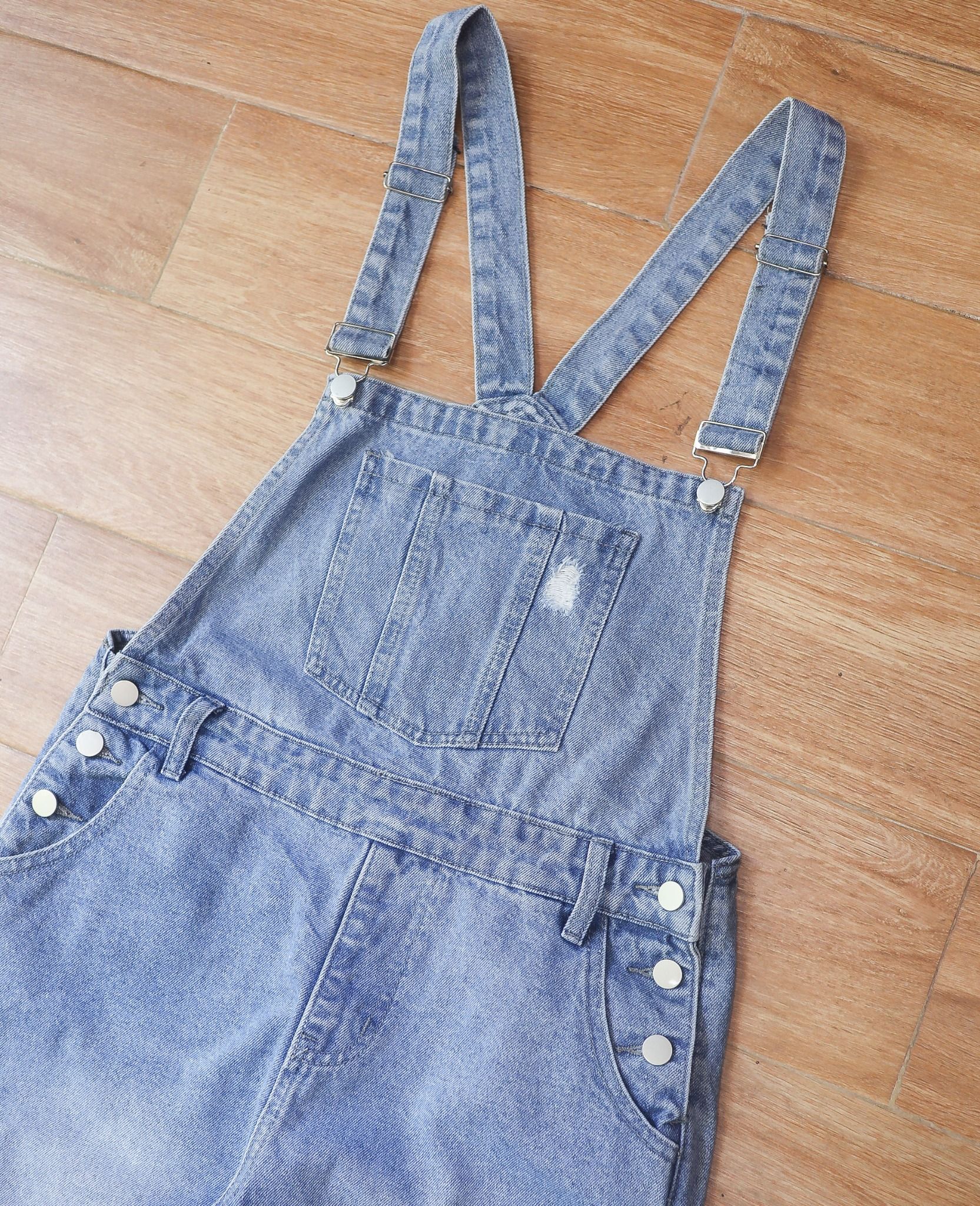  06.12.24 - VTG DENIM OVERALL PANTS - SHEIN 