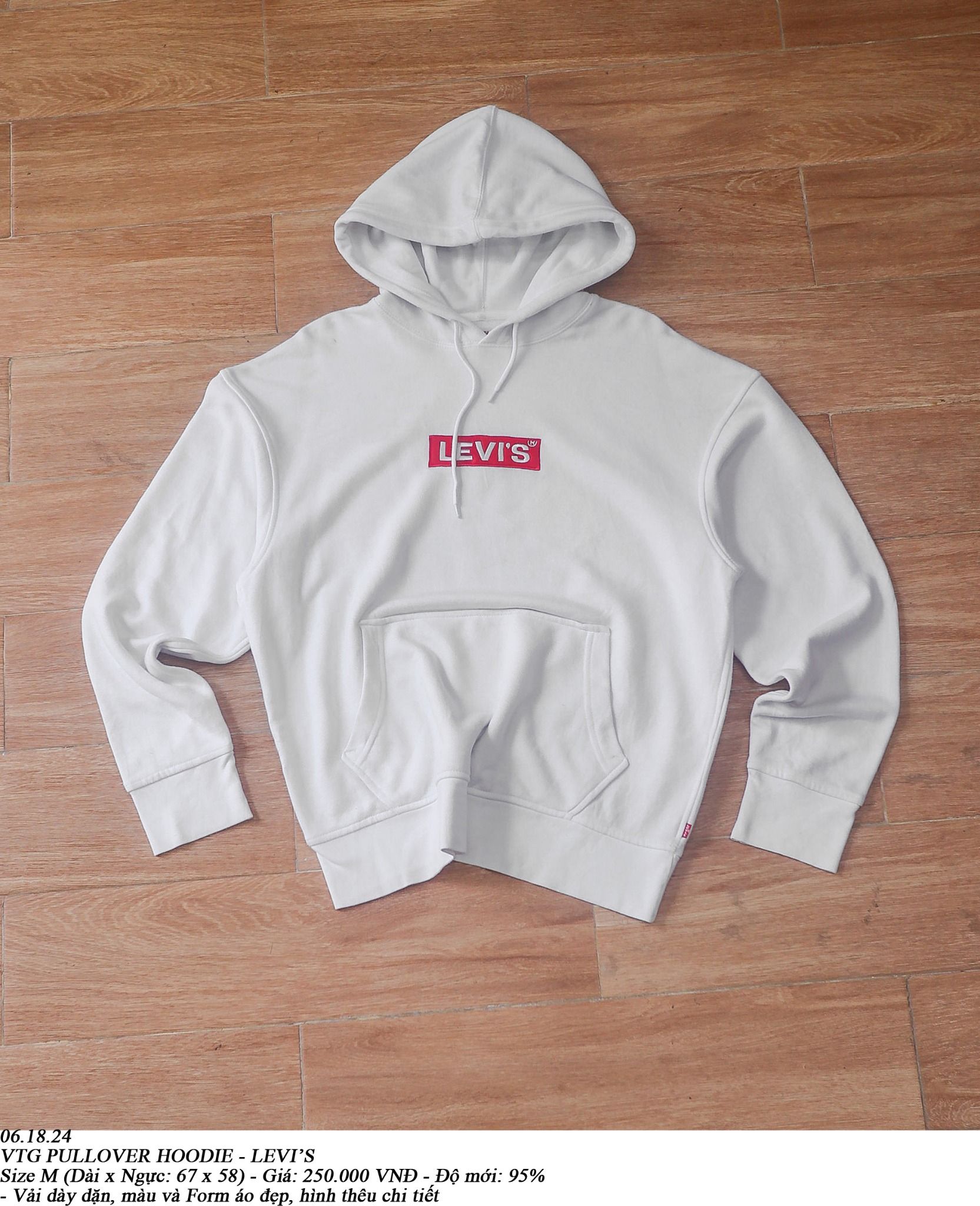  06.18.24 - VTG PULLOVER HOODIE - LEVI'S 