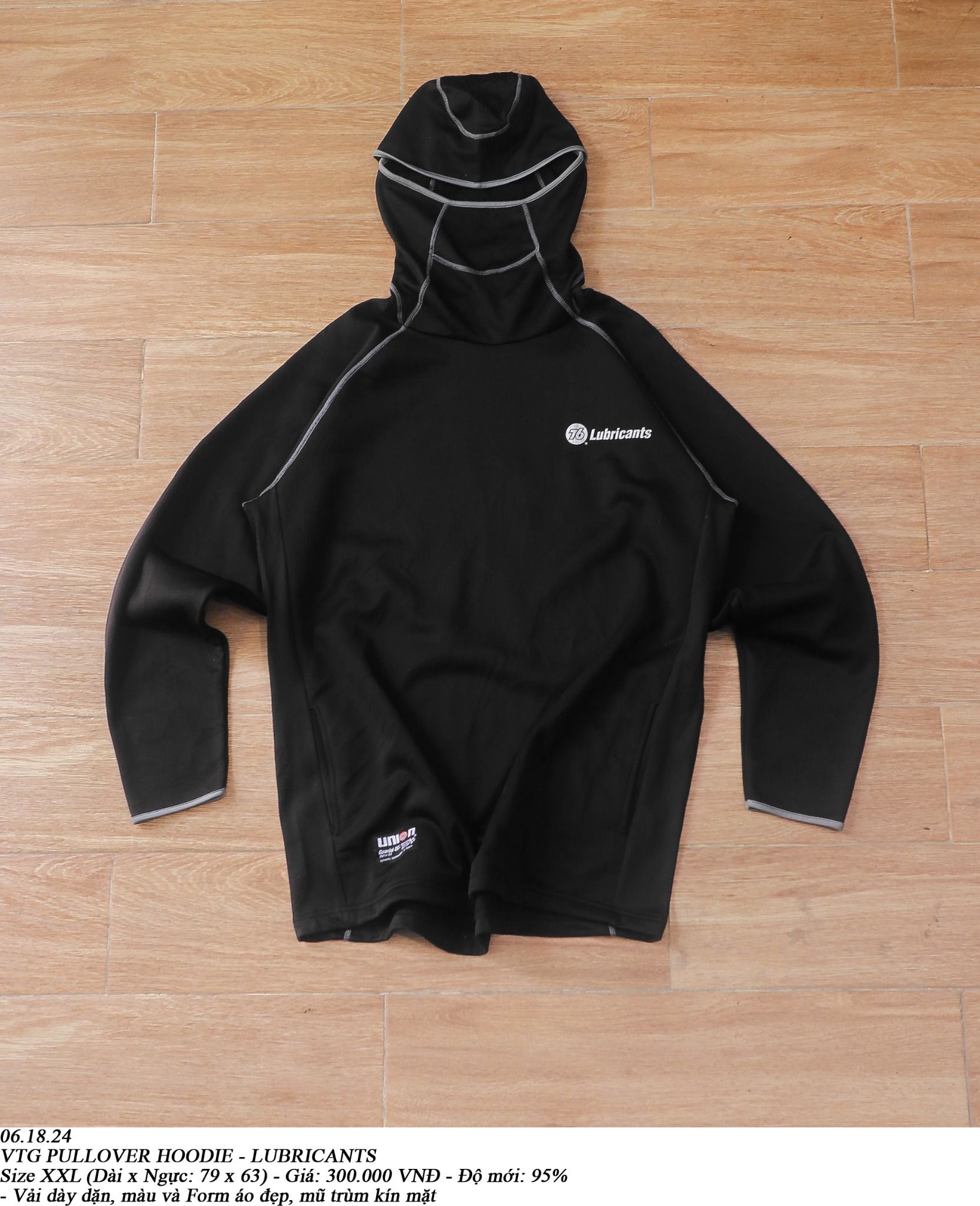  06.18.24 - VTG PULLOVER HOODIE - LUBRICANTS 