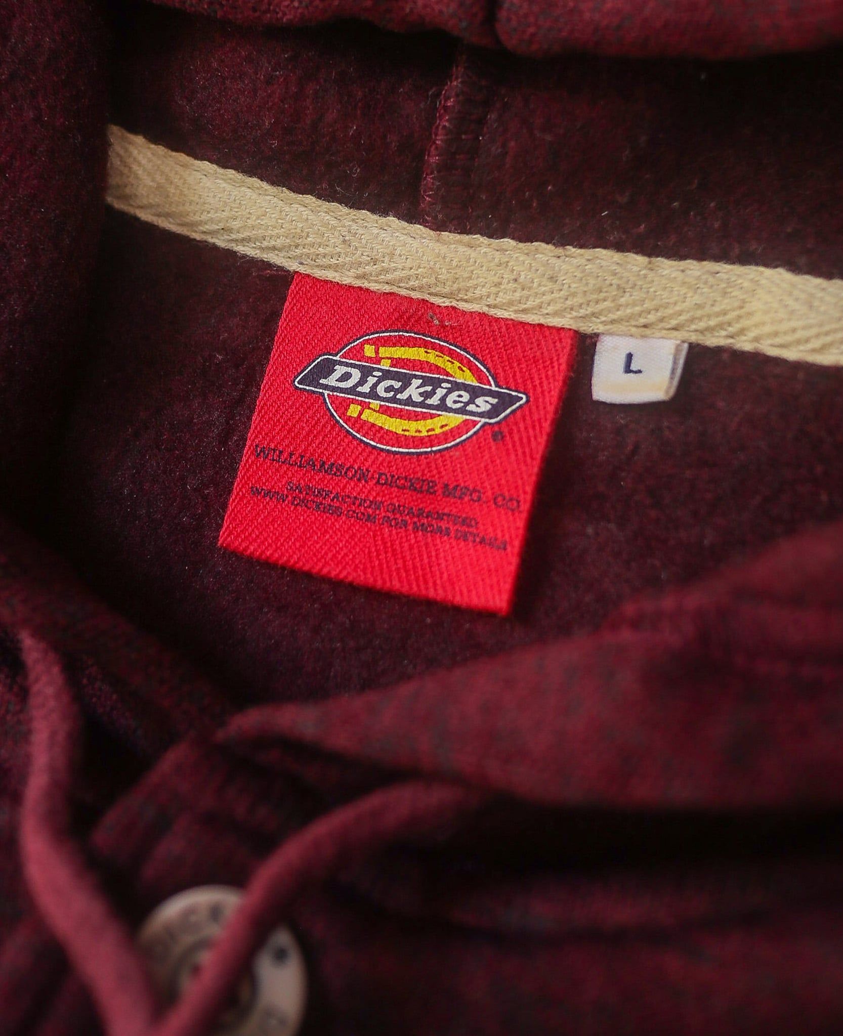  06.18.24 - VTG BUTTON UP KNIT HOODIE - DICKIES 