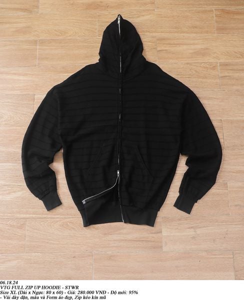  06.18.24 - VTG FULL ZIP UP HOODIE - STWR 