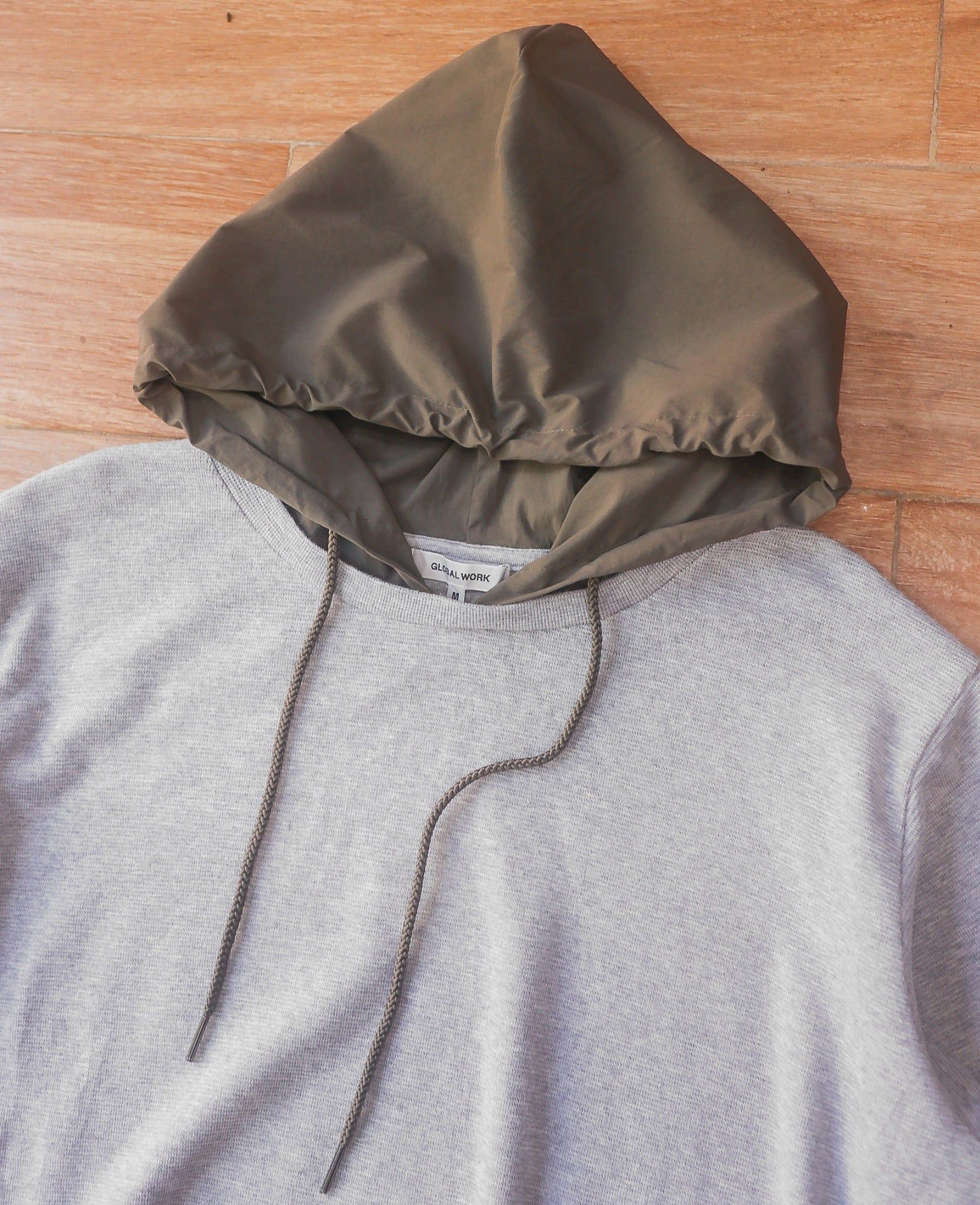  06.18.24 - VTG DOUBLE LAYER LONGSLEEVE SHIRT - GLOBAL WORK 