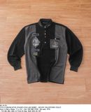  06.18.24 - VTG LONGSLEEVE STAND COLLAR SHIRT - SILVIO VALENTINO ITALY 