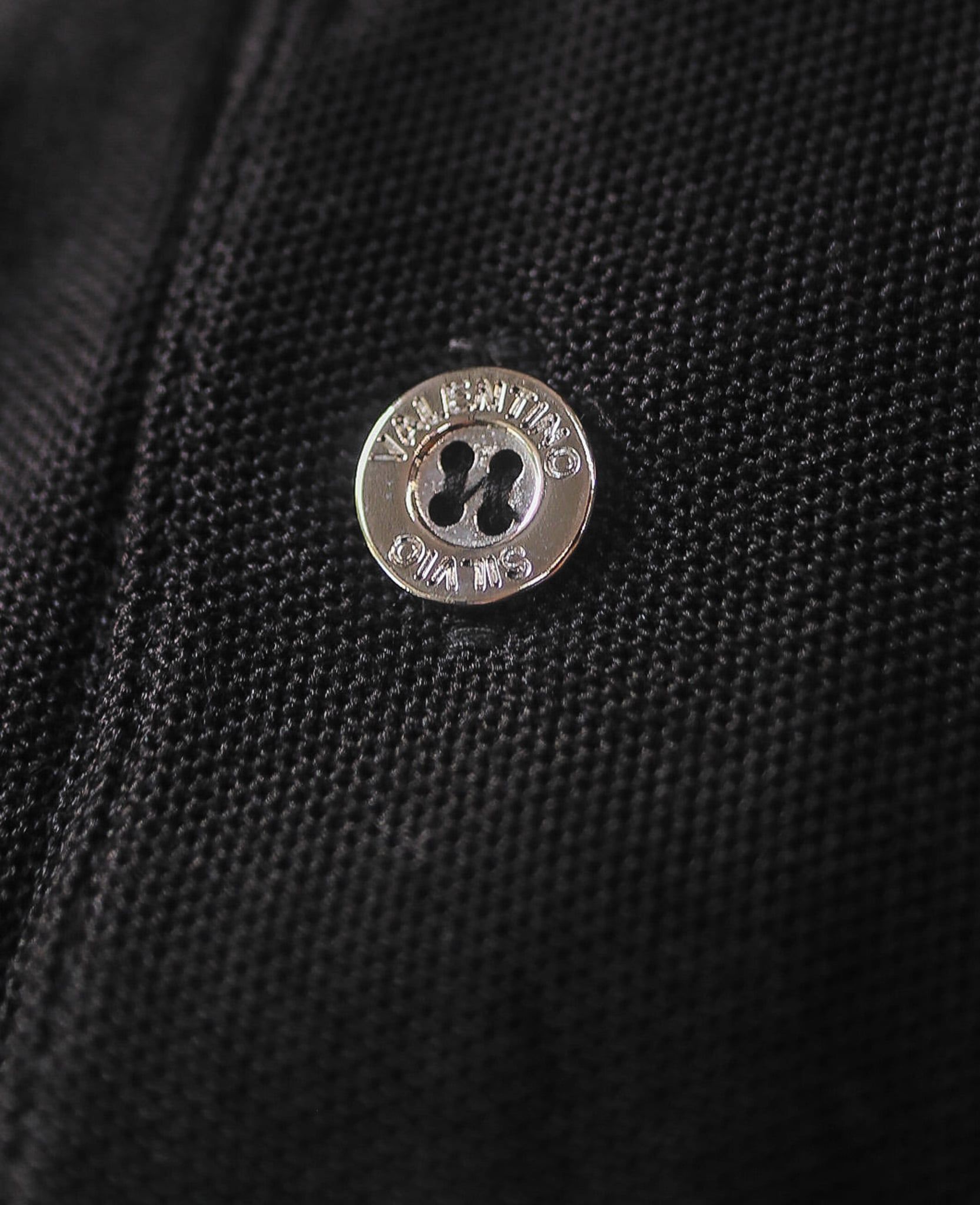  06.18.24 - VTG LONGSLEEVE STAND COLLAR SHIRT - SILVIO VALENTINO ITALY 