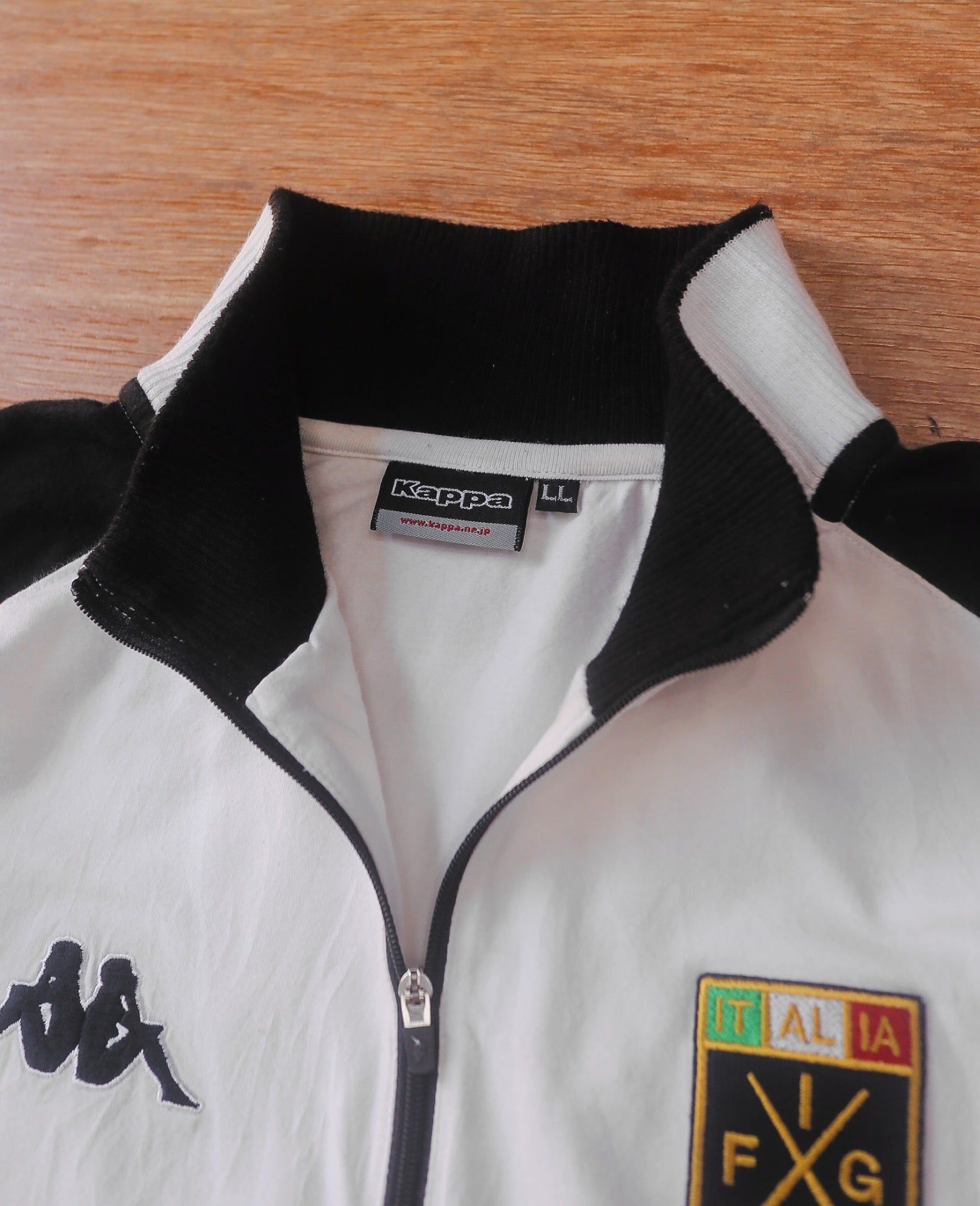  06.18.24 - VTG QUATER ZIP LONGSLEEVE SHIRT - KAPPA 