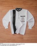  06.18.24 - VTG LONGSLEEVE STAND COLLAR SHIRT - SILVIO VALENTINO ITALY 
