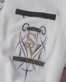  06.18.24 - VTG LONGSLEEVE STAND COLLAR SHIRT - SILVIO VALENTINO ITALY 