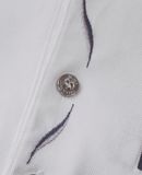  06.18.24 - VTG LONGSLEEVE STAND COLLAR SHIRT - SILVIO VALENTINO ITALY 