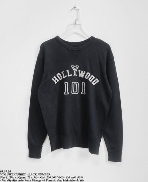  03.07.24 - VTG SWEATSHIRT - BACK NUMBER 