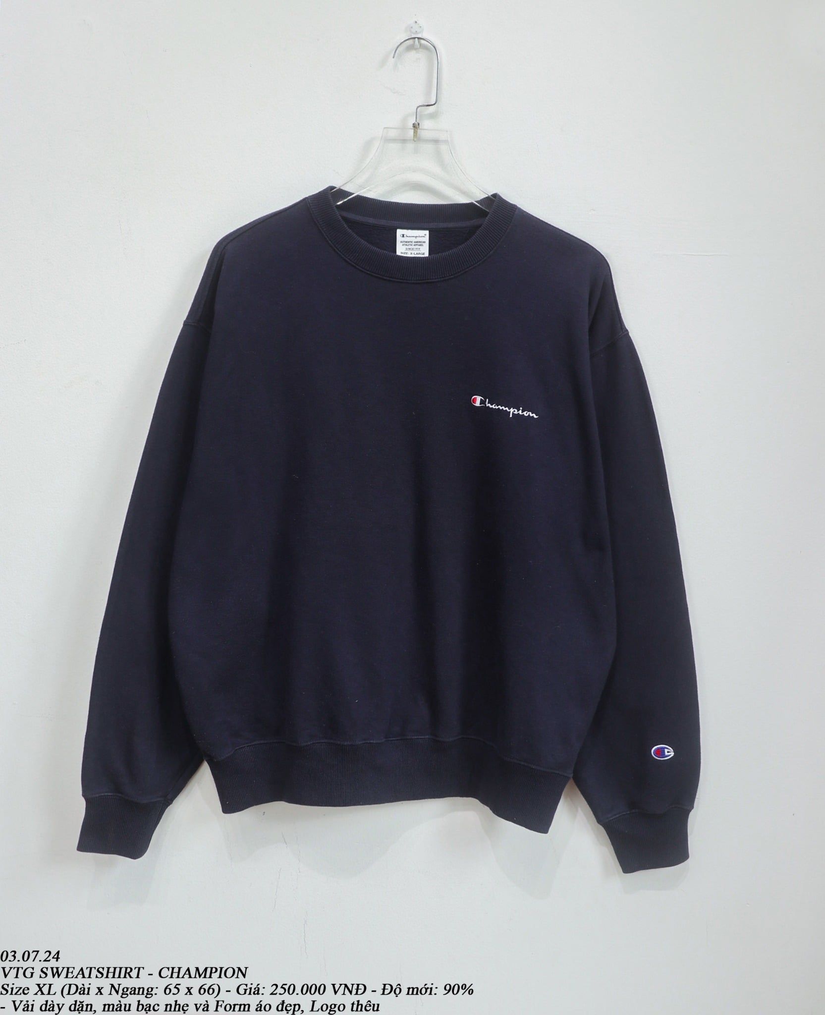  03.07.24 - VTG SWEATSHIRT - CHAMPION 