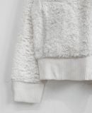  03.06.24 - VTG CROPPED SHERPA ZIP UP HOODIE - UNIQLO 