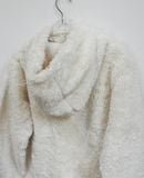  03.06.24 - VTG CROPPED SHERPA ZIP UP HOODIE - UNIQLO 