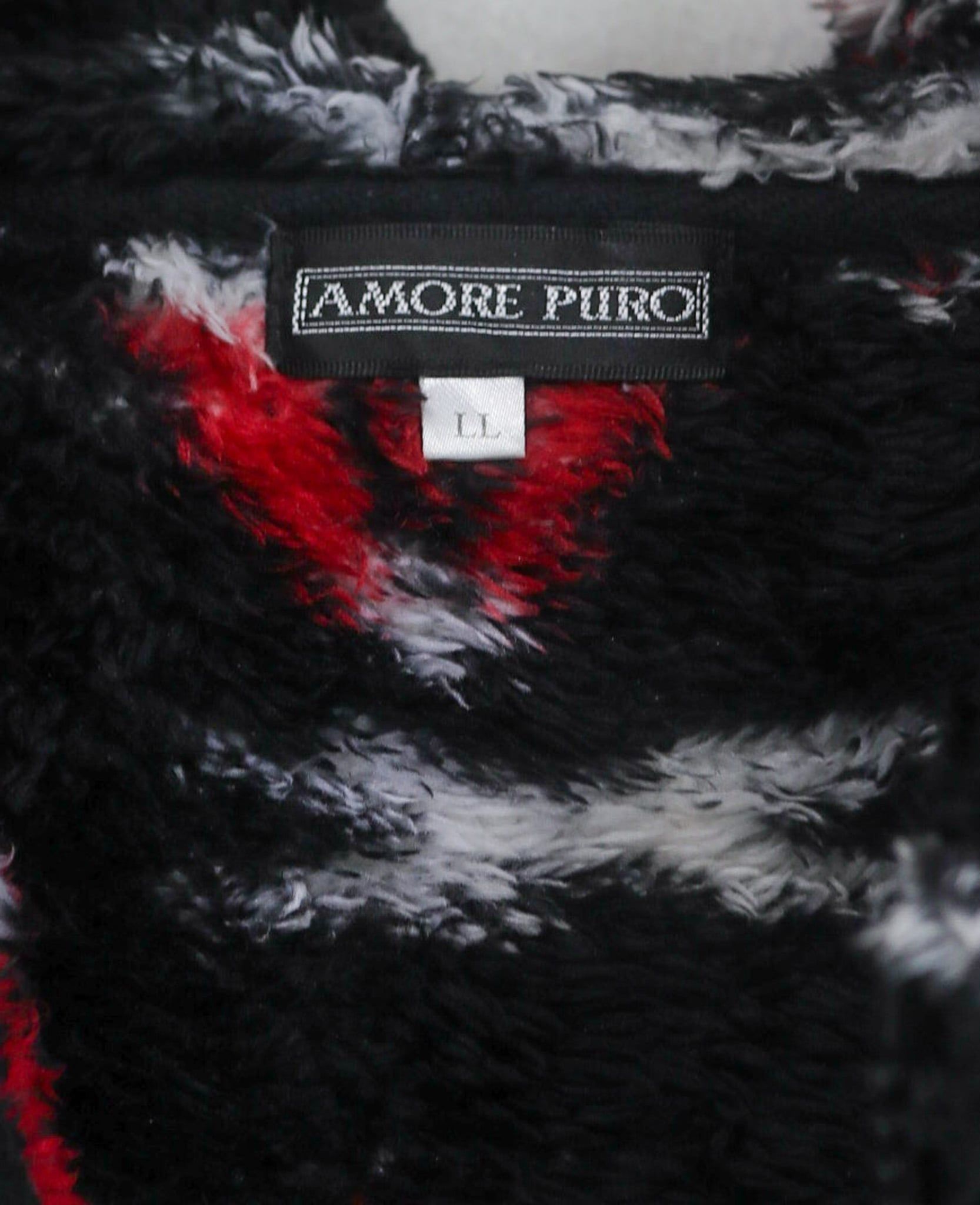  03.06.24 - VTG SHERPA ZIP UP HOODIE - AMORE PURO 