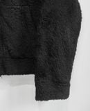  03.06.24 - VTG CROPPED SHERPA ZIP UP HOODIE - HEATHY KAREN 