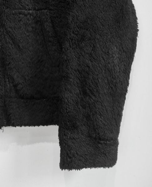  03.06.24 - VTG CROPPED SHERPA ZIP UP HOODIE - HEATHY KAREN 