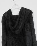  03.06.24 - VTG CROPPED SHERPA ZIP UP HOODIE - HEATHY KAREN 