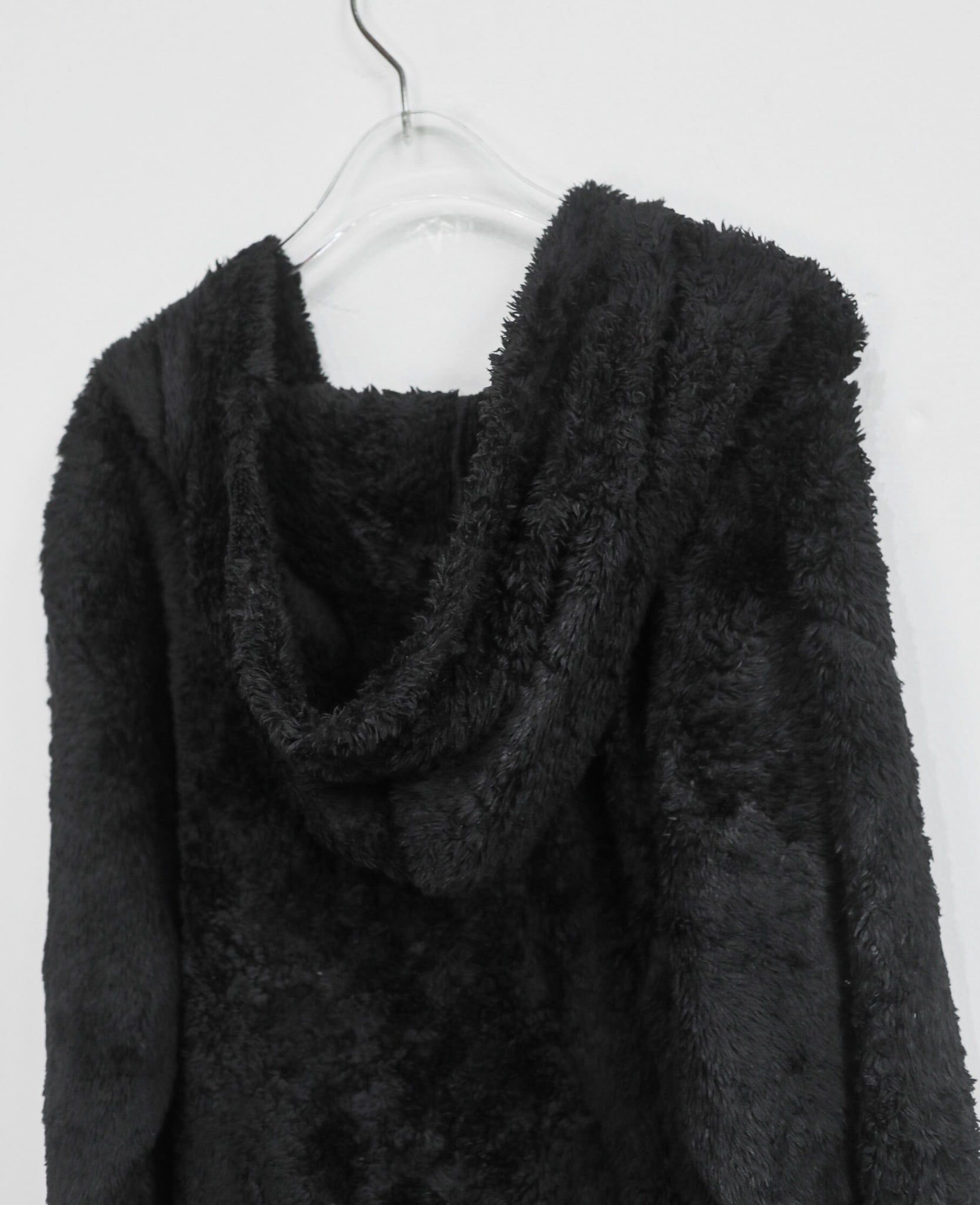  03.06.24 - VTG CROPPED SHERPA ZIP UP HOODIE - HEATHY KAREN 