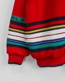  03.06.24 - VTG BOXY ZIP UP KNIT HOODIE - HENRI LUCCHAPUIS 90s 